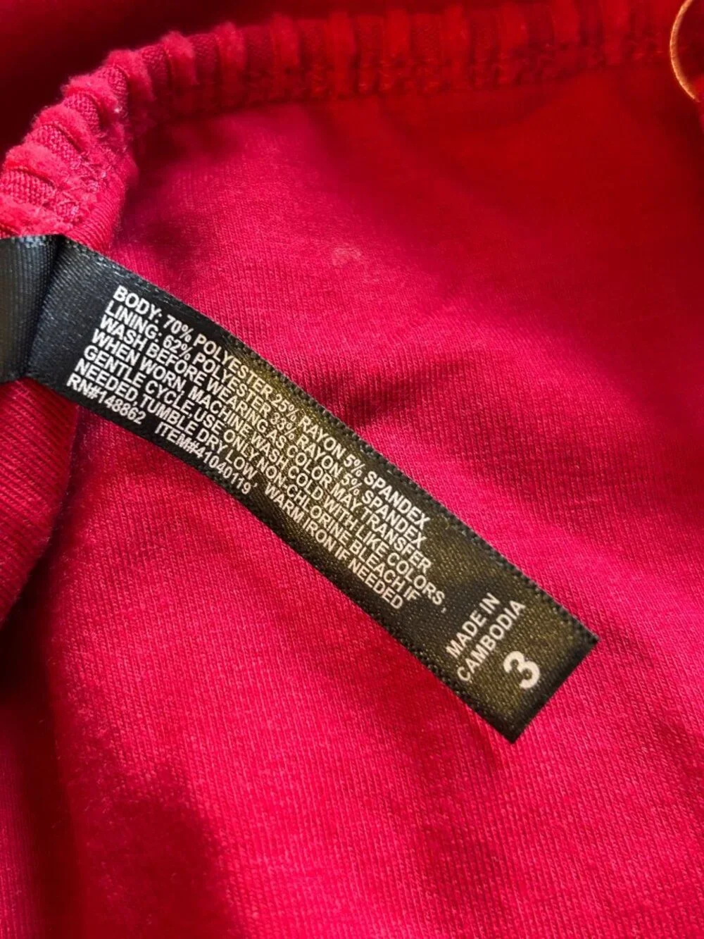 Torrid Red Heavy Hacci Rib Crop Lounge Sleep Cami Top Women's Size 3 red